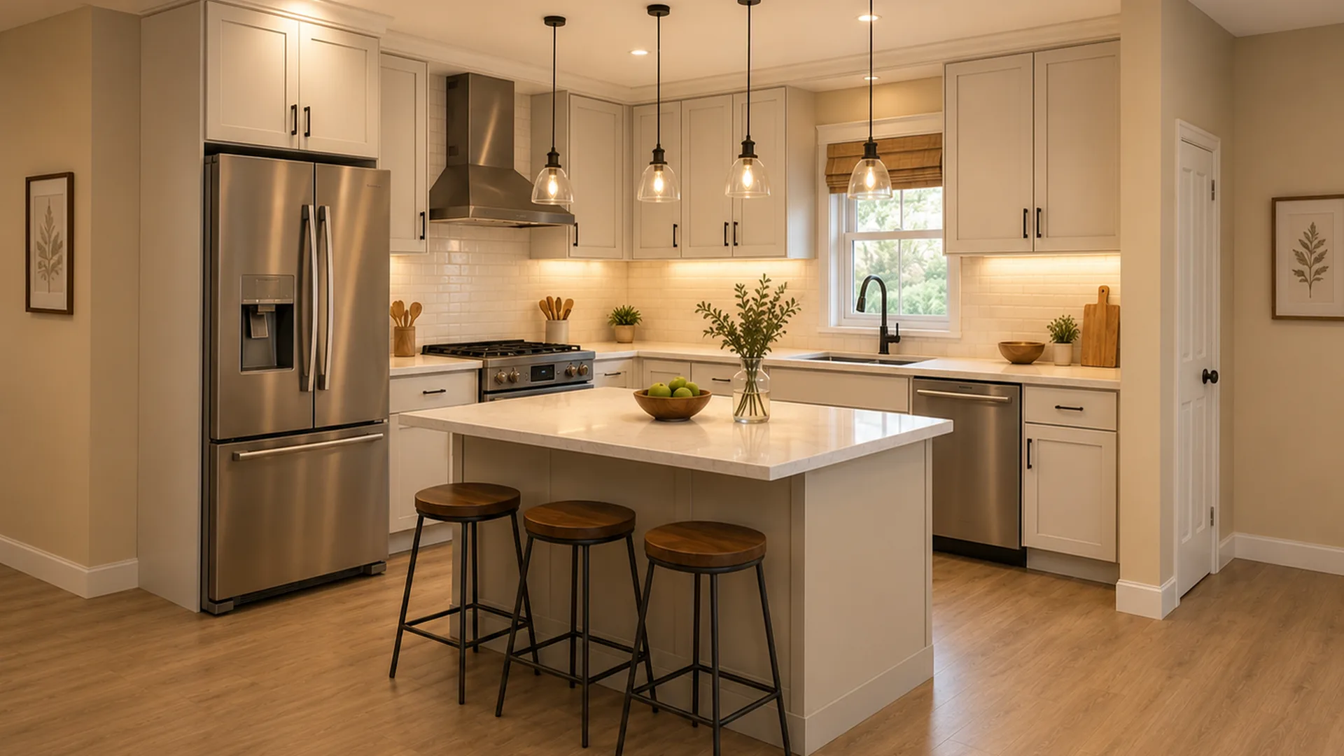 Visualización 3D de cocina