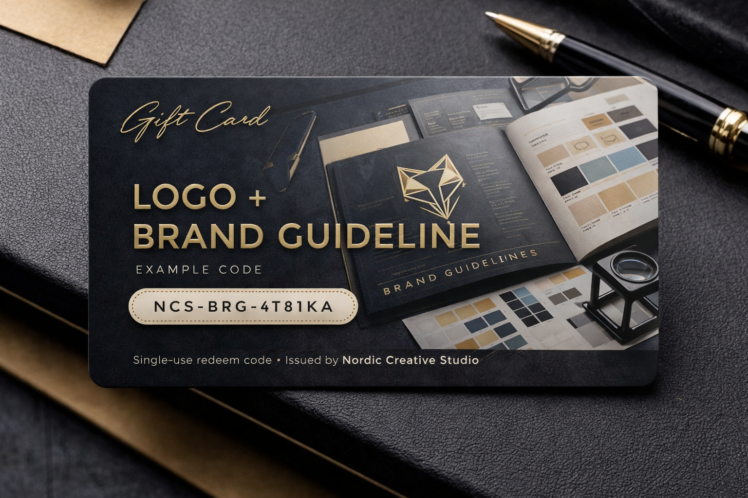 Logo + Brand Guideline Gift Card