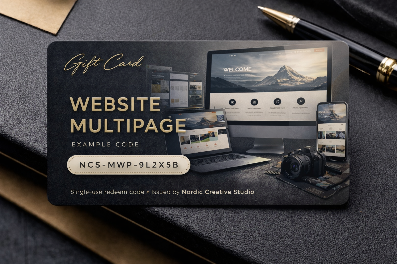 Website Multipage Gift Card